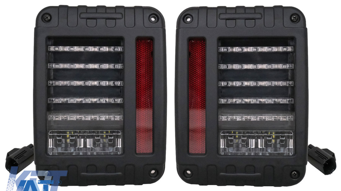 Stopuri Full LED compatibil cu JEEP Wrangler / Rubicon JK (2007-2017)