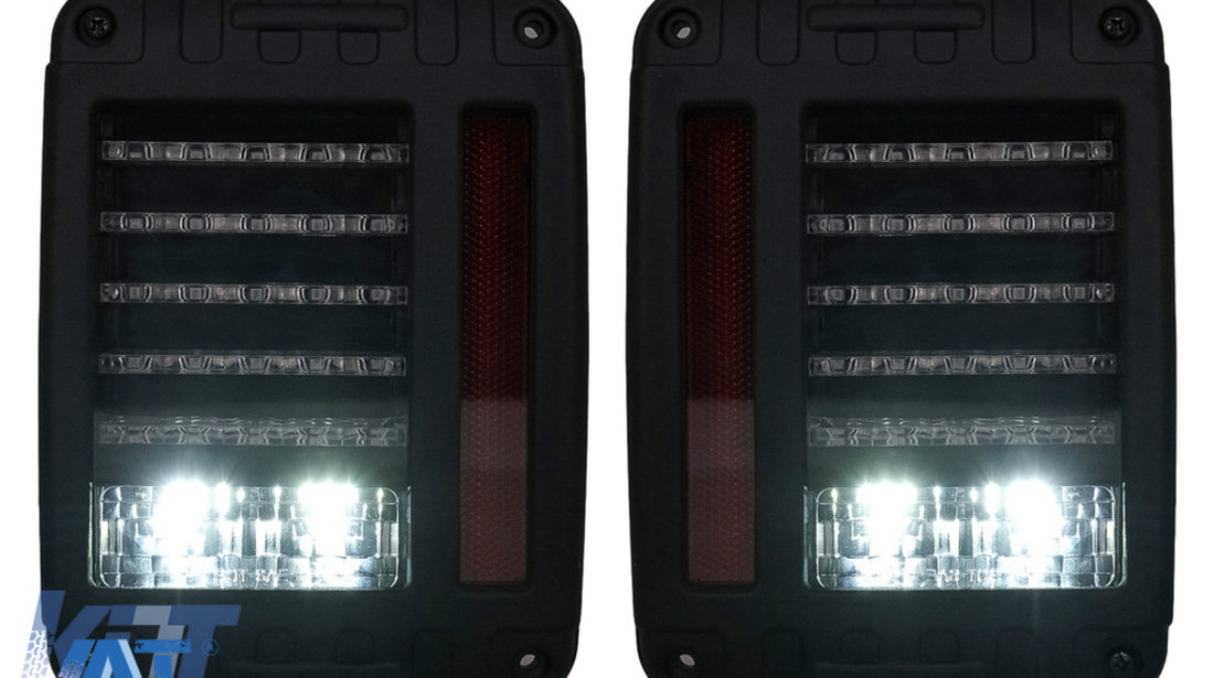 Stopuri Full LED compatibil cu JEEP Wrangler / Rubicon JK (2007-2017)