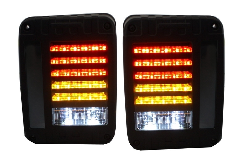 Stopuri Full LED compatibil cu JEEP Wrangler / Rubicon JK (2007-2017) TLJEWJK