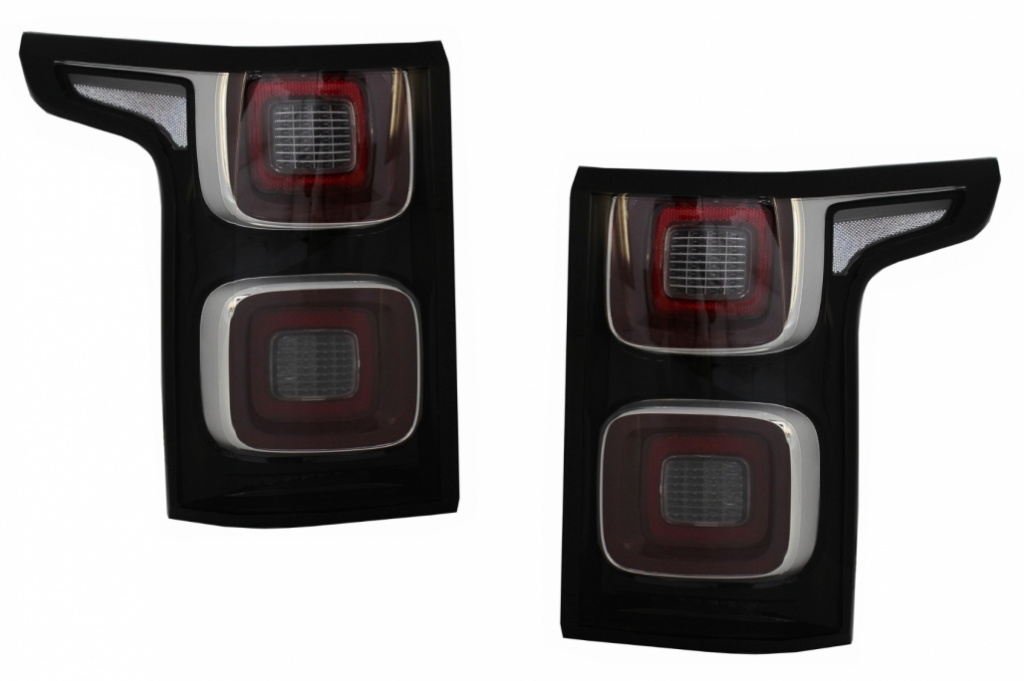 Stopuri Full LED compatibil cu Land Range Rover Vogue IV L405 (2013-2017) Facelift Design Negre TLRRVL405FL