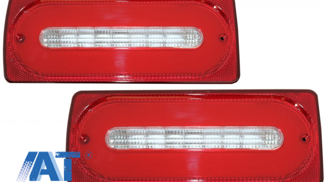 Stopuri Full LED compatibil cu Mercedes G-Class W463 (1989-2015) Rosu Semnalizare Dinamica