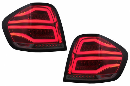 Stopuri FULL LED compatibil cu Mercedes M-Class W164 (2005-2008) Rosu Fumuriu TLMBW164RSLED