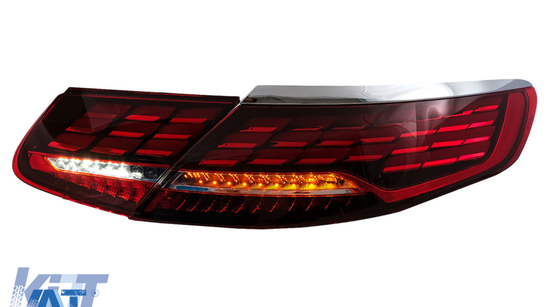 Stopuri Full LED compatibil cu Mercedes S-Class Coupe C217 Cabrio A217 (2015-2017) Facelift S63 S65 Design