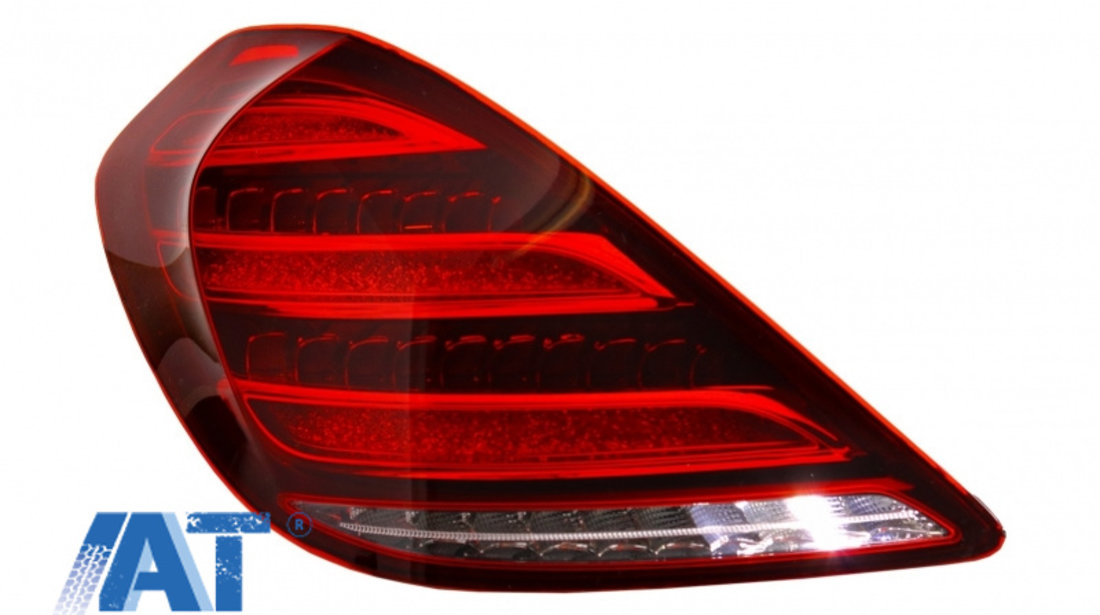Stopuri Full LED compatibil cu MERCEDES S-Class W222 (2013-2017) Semnalizare Dinamica Facelift Design