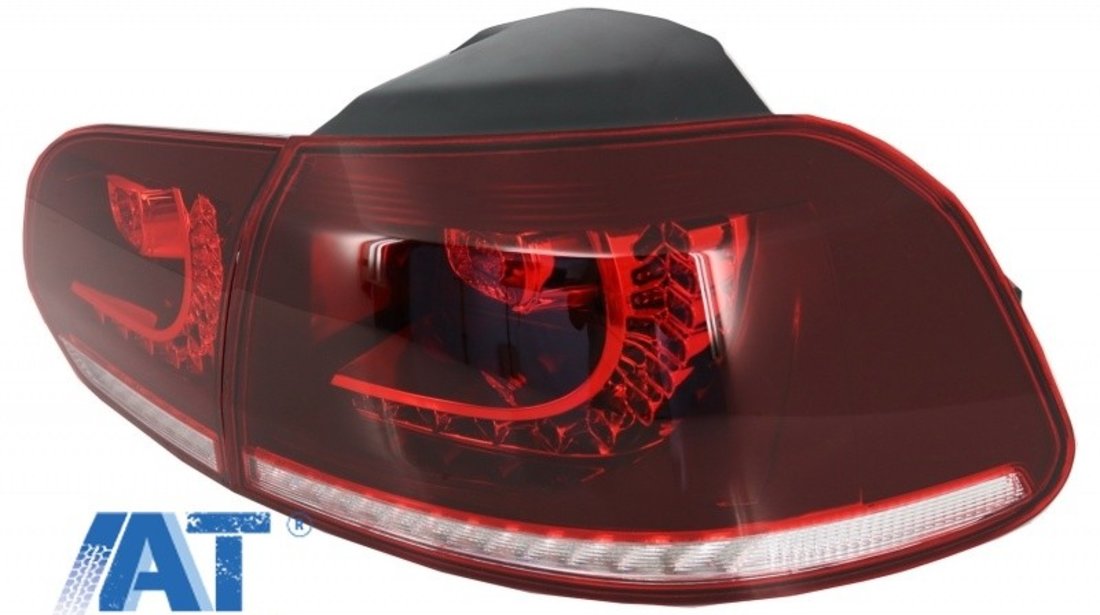 Stopuri FULL LED compatibil cu VW Golf 6 VI (2008-2013) R20 Design Semnal Secvential Dinamic