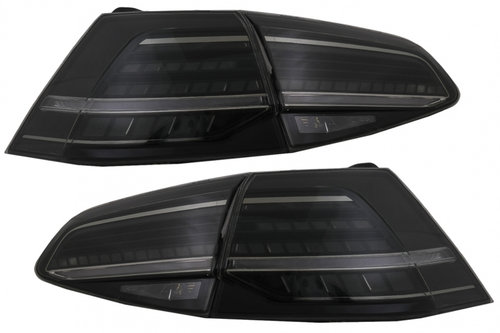Stopuri Full LED compatibil cu VW Golf 7 7.5 VII (2012-2020) Facelift G7.5 Look Fumurii TLVWG7FS