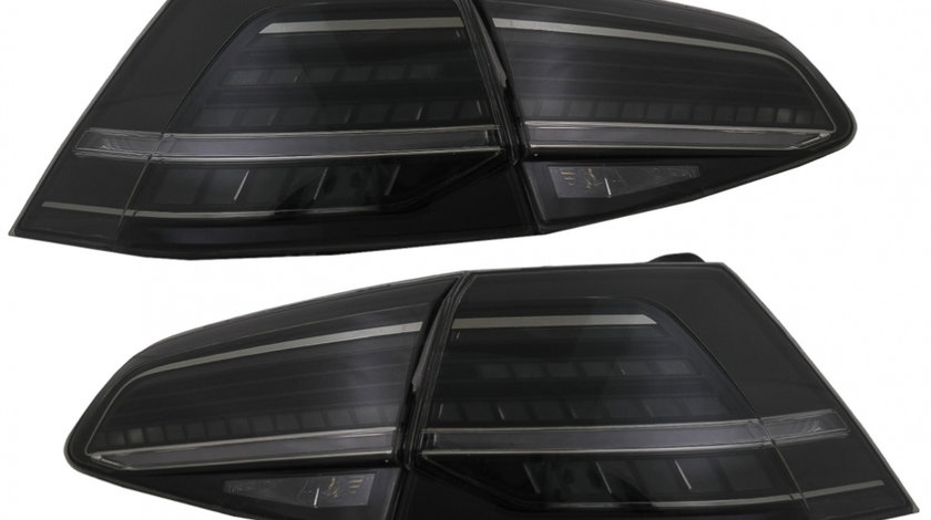 Stopuri Full LED compatibil cu VW Golf 7 7.5 VII (2012-2020) Facelift G7.5 Look Fumurii TLVWG7FS