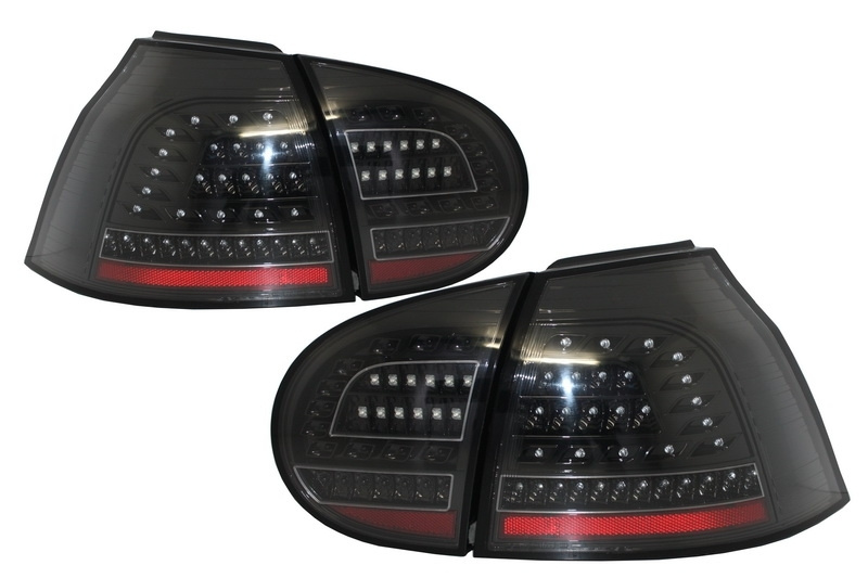 Stopuri FULL LED compatibil cu VW Golf V (2004-2009) Negru Urban Style TLVWG5RS