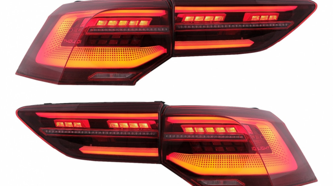 Stopuri Full LED compatibil cu VW Golf VIII Hatchback Mk8 MQB (2020-Up) cu Semnal Dinamic Secvential TLVWG8NL
