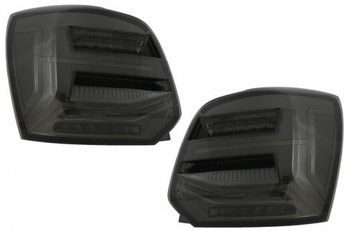 Stopuri Full LED compatibil cu VW POLO 6R 6C 61 (2011-2017) Semnal Dinamic Vento Look Fumuriu TLVWPO...