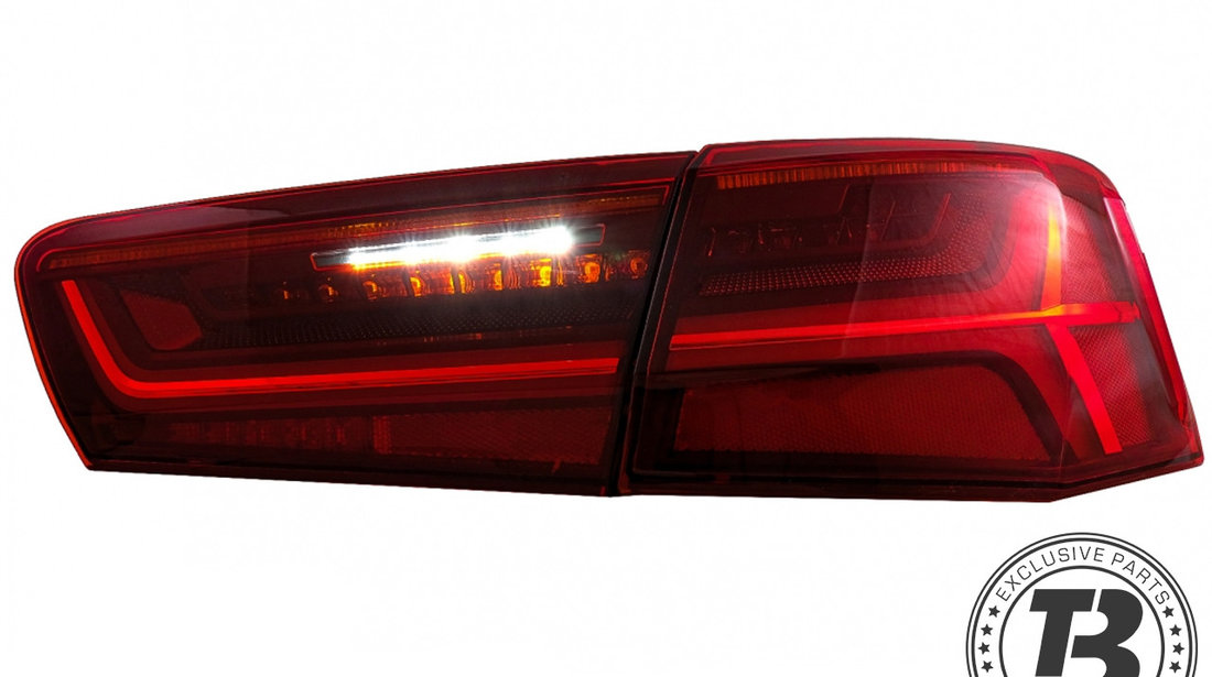 Stopuri Full LED compatibile cu Audi A6 4G C7 (11-14) Semnalizare Secventiala