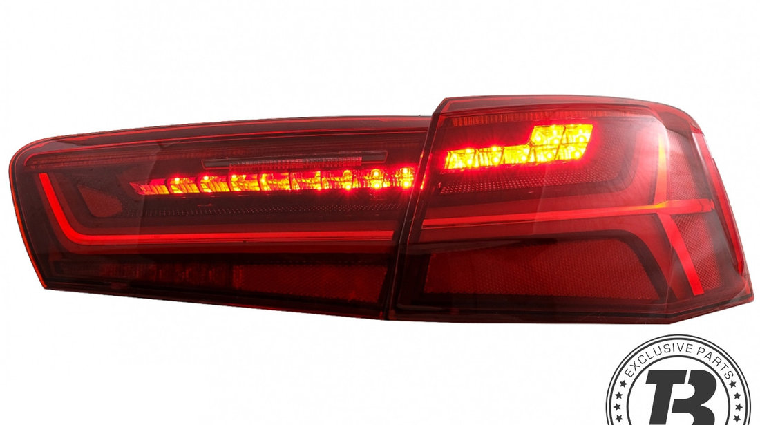 Stopuri Full LED compatibile cu Audi A6 4G C7 (11-14) Semnalizare Secventiala