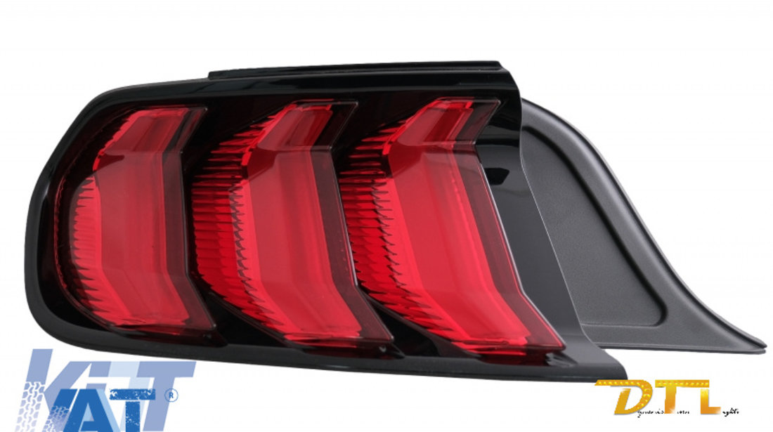 Stopuri Full LED compatibile cu Ford Mustang VI S550 (2015-2019) Semnal Dinamic Secvential