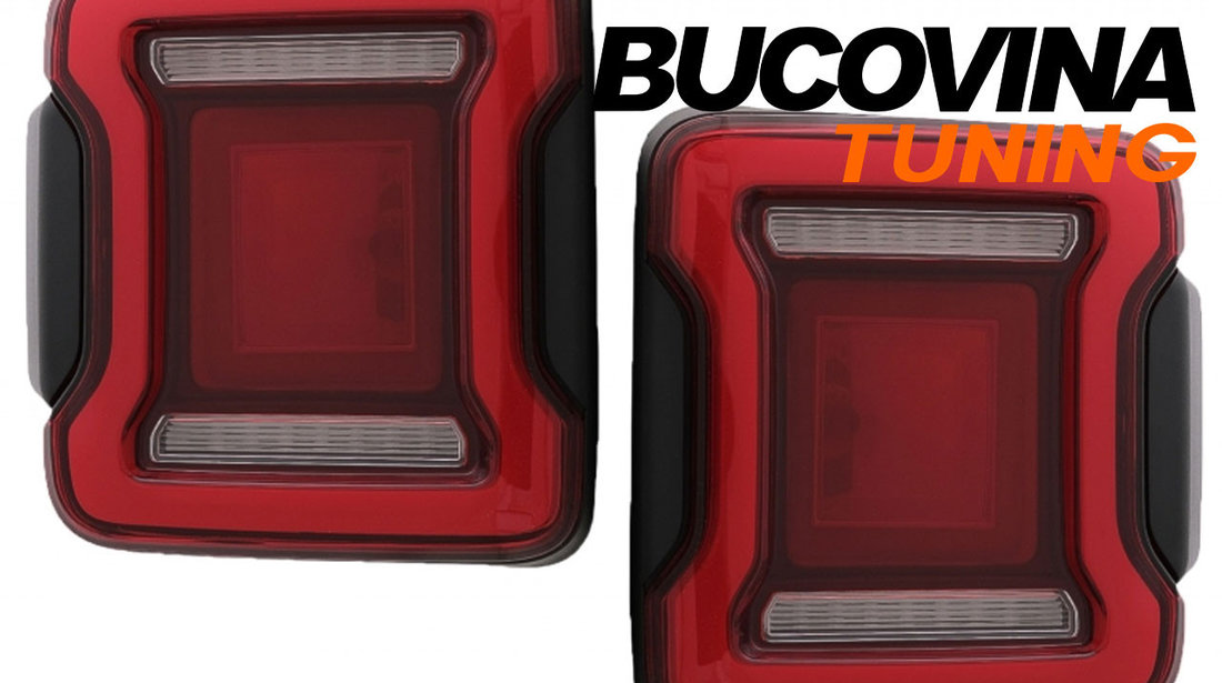 Stopuri Full LED compatibile cu Jeep Wrangler IV JL/JLU Rubicon (dupa 2018)