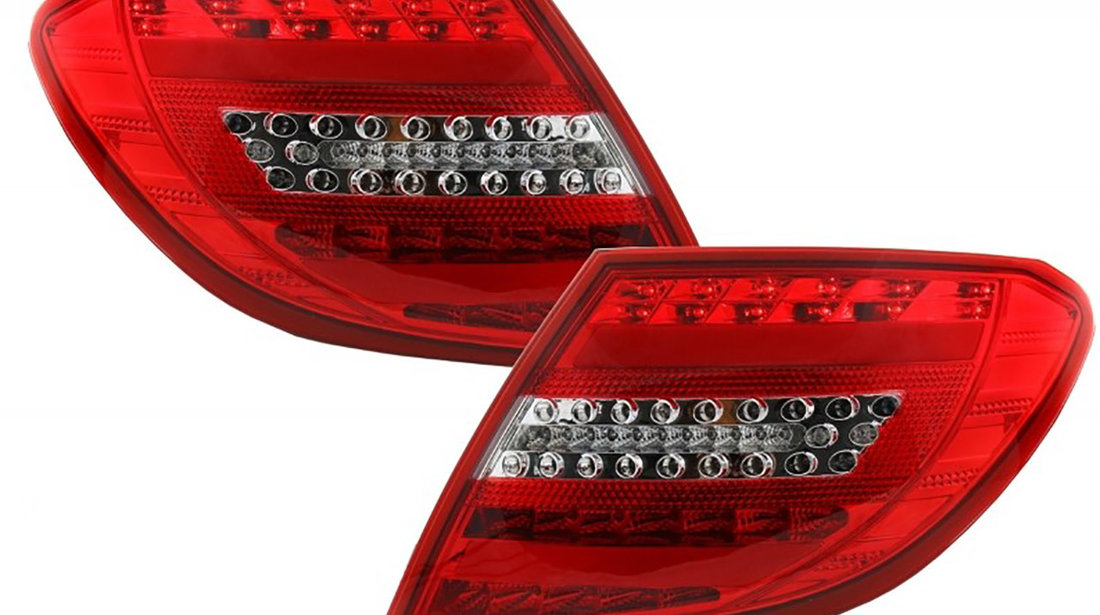 Stopuri Full LED compatibile cu Mercedes Benz C-Class W204 (07-11) Facelift Design