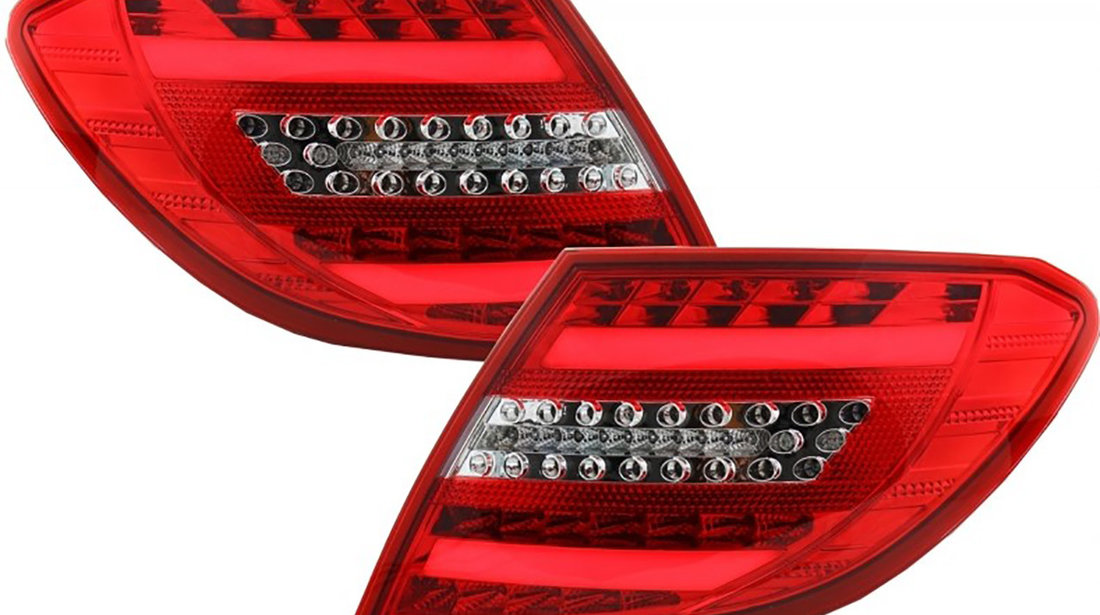 Stopuri Full LED compatibile cu Mercedes Benz C-Class W204 (07-11) Facelift Design