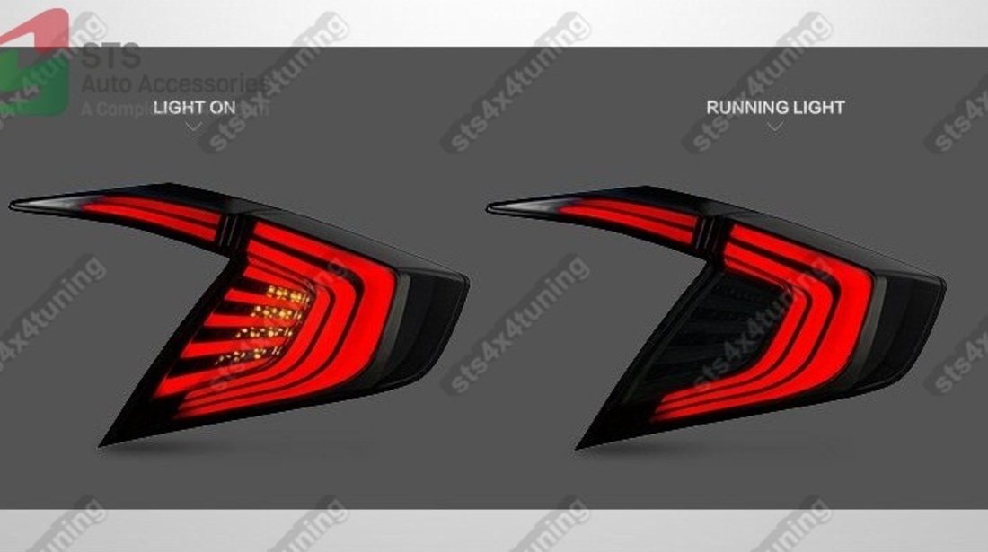 STOPURI FULL LED HONDA CIVIC 2016-2021 SEDAN SMK [V1]