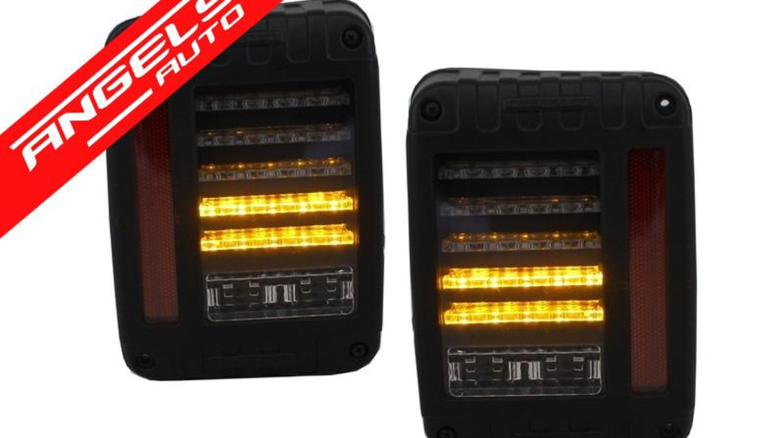 Stopuri Full LED Jeep Wrangler / Rubicon JK (2007-2017)