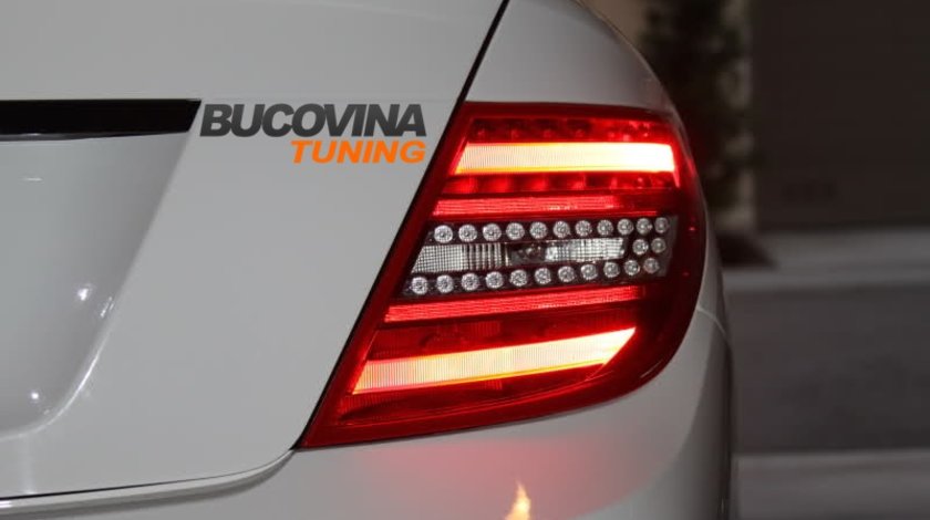 Stopuri Full LED Mercedes Benz C-Class W204 (07-11) Facelift Design