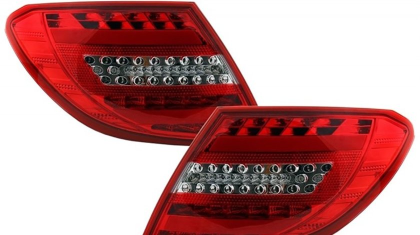 Stopuri Full LED Mercedes Benz C-Class W204 (2007-2011) Facelift Design