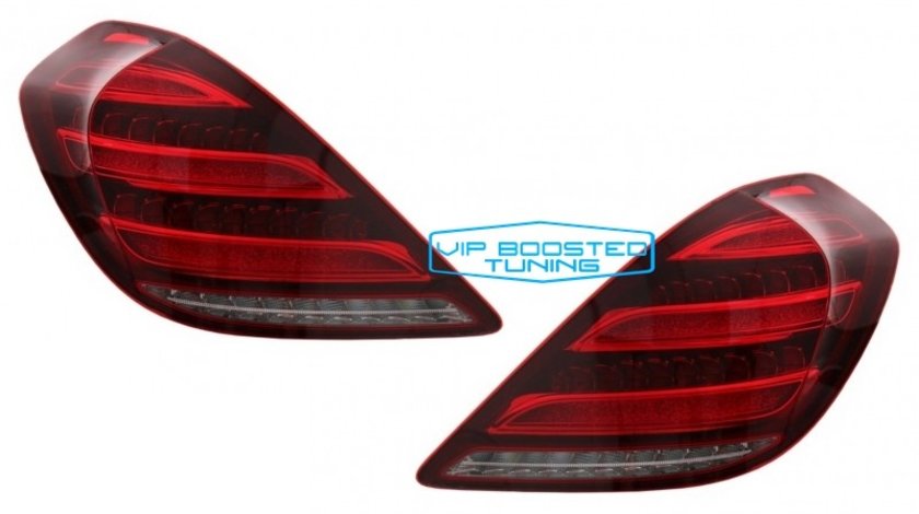Stopuri Full LED MERCEDES S-Class W222 (2013-2017) Semnalizare Dinamica Facelift Design