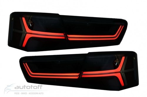 Stopuri Full LED Pentru Audi A6 C7 (2011-2014) Facelift Design Semnalizare Secventiala