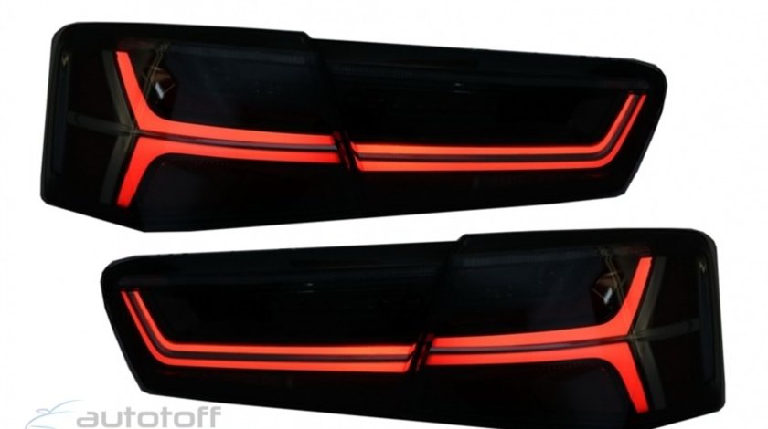 Stopuri Full LED Pentru Audi A6 C7 (2011-2014) Facelift Design Semnalizare Secventiala