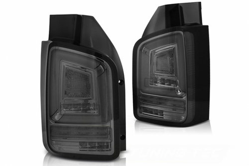 Stopuri Full LED Rosu Clar compatibile cu VW Transporter Multivan V T5 Facelift (2010-2015) TLVWT5FL...