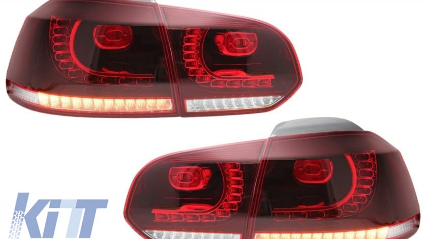 Stopuri Full LED VW Golf 6 VI (2008-2013) GTI R20 Design KTX2-TLVWG6R20RCLED