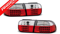 Stopuri HONDA CIVIC 09.91-08.95 3D Rosu Alb LED