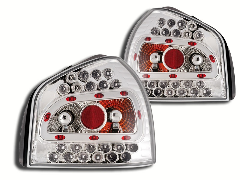 STOPURI LED AUDI A3 8L FUNDAL CROM -COD FKRLXLAI031