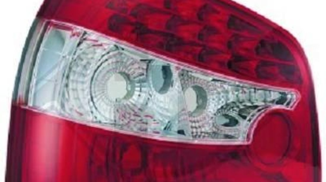 STOPURI LED AUDI A3 8L FUNDAL RED/CRISTAL -COD 1030996