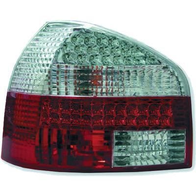 STOPURI LED AUDI A3 8L FUNDAL RED/CRISTAL -COD 1030997