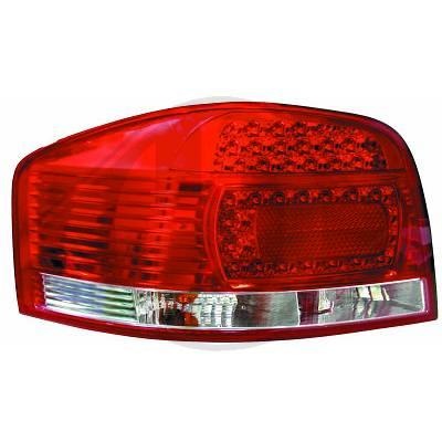 STOPURI LED AUDI A3 8P FUNDAL RED/CRISTAL -COD 1031895