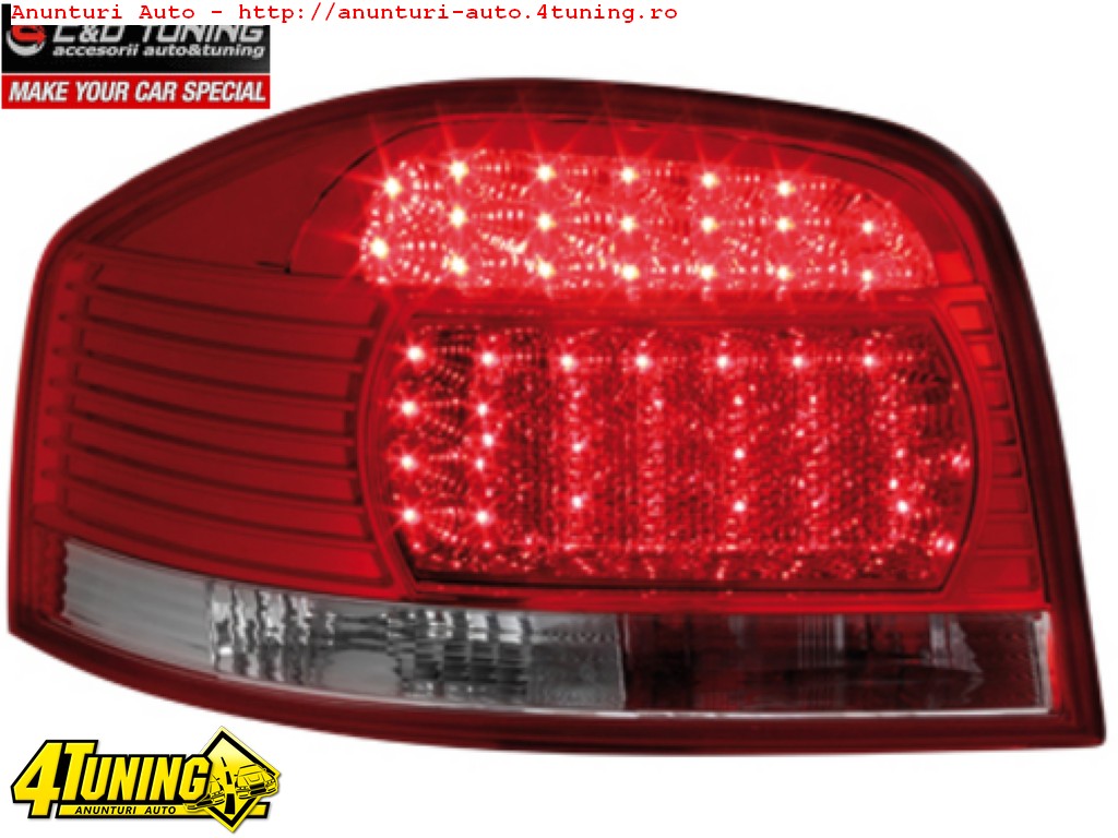 STOPURI LED AUDI A3 8P - STOPURI AUDI A3 8P (03-08)