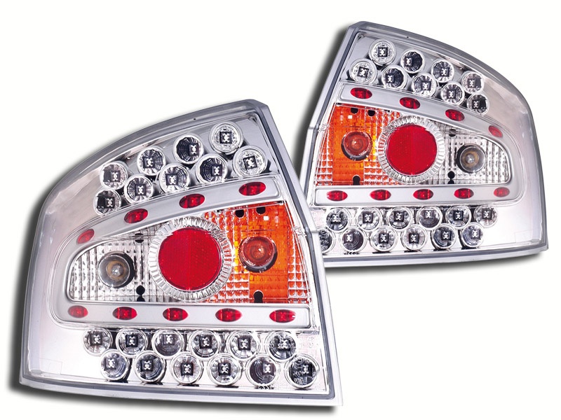 STOPURI LED AUDI A4 8E FUNDAL CROM -COD FKRLXLAI013