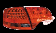 STOPURI LED AUDI A4 AVANT B7 FUNDAL ROSU -COD RA13DLRC