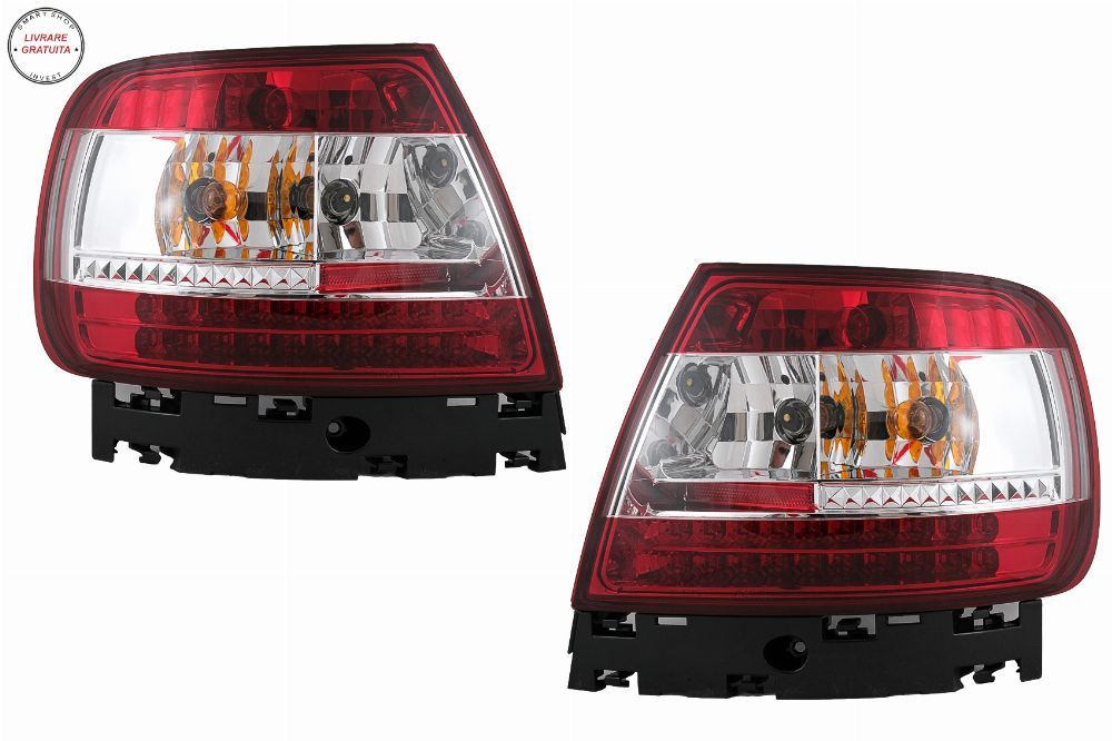 Stopuri LED Audi A4 B5 8D (1994-2000) Limousine Rosu Clar- livrare gratuita