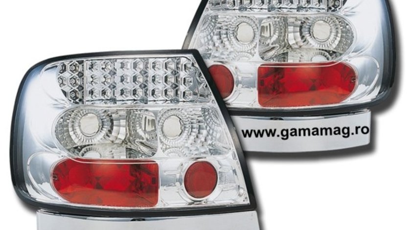 STOPURI LED AUDI A4 B5 FUNDAL CROM -COD FKRLXLAI8015