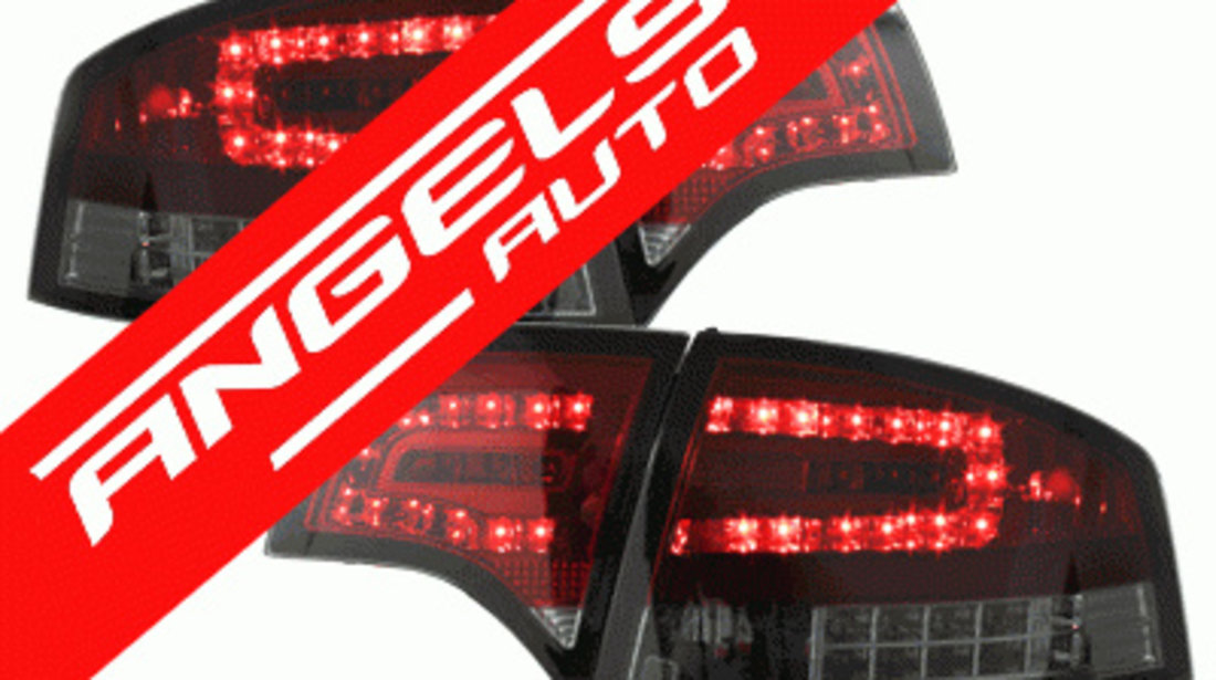 Stopuri LED Audi A4 B7 Sedan (2004-2008) LED Blinker Rosu Fumuriu