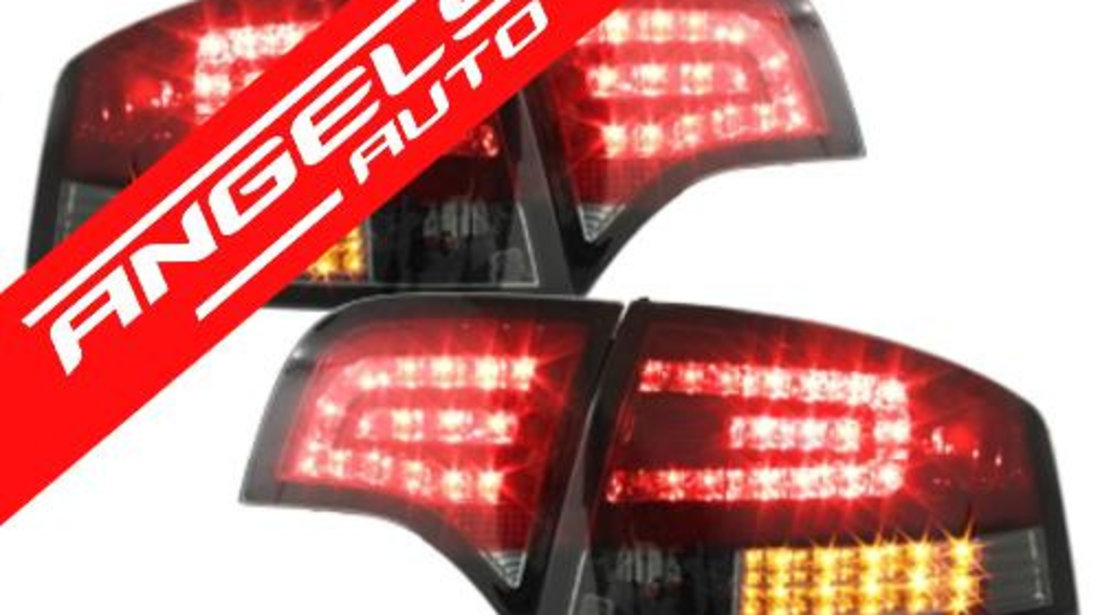 Stopuri LED Audi A4 B7 Sedan (2004-2008) LED Blinker Rosu Fumuriu