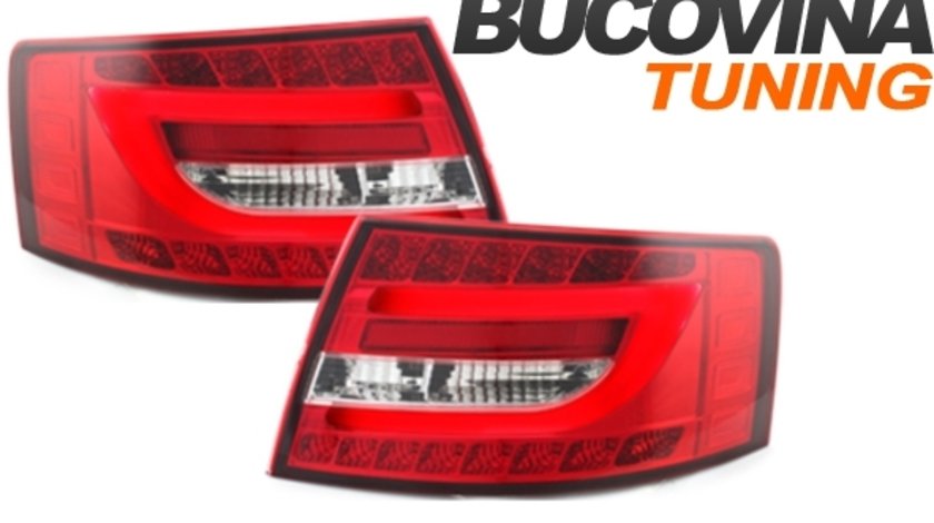 STOPURI LED AUDI A6 4F ROSU CRISTAL