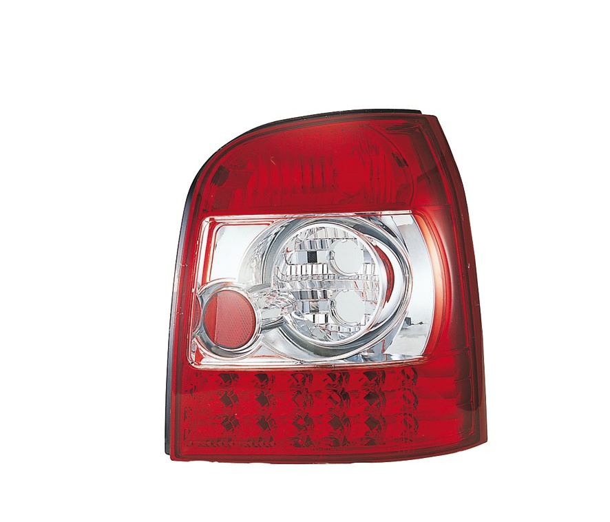 STOPURI LED AUDI AVANT A4 B5 FUNDAL ROSU/CROM -COD FKRLXLAI211