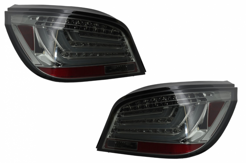 Stopuri LED Bar compatibil cu BMW Seria 5 E60 (2003-2007) Fumuriu TLBME60S