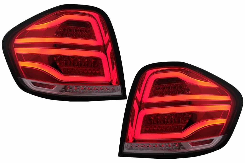 Stopuri LED BAR compatibil cu Mercedes M-Class W164 (2005-2008) Rosu Clar TLMBW164RLED