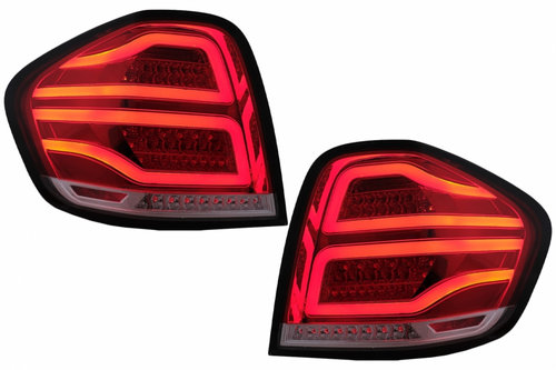 Stopuri LED BAR compatibil cu Mercedes M-Class W164 (2005-2008) Rosu Clar TLMBW164RLED