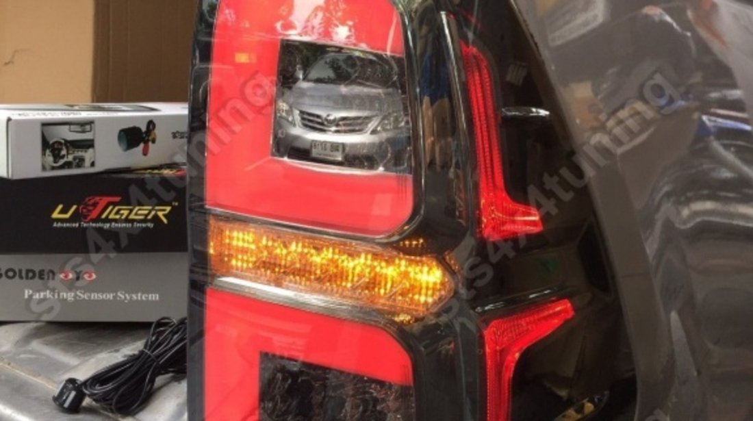 STOPURI LED BAR TOYOTA HILUX REVO 2016-2017 SMOKE [V3]