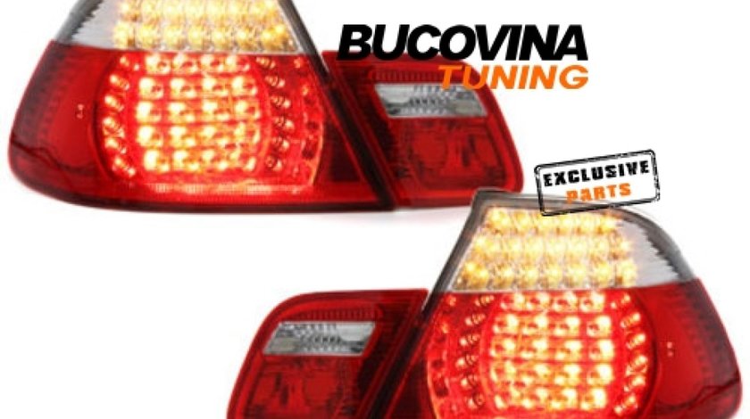 STOPURI LED BMW 3er E46 COUPE (99-03) - ROSU CRISTAL