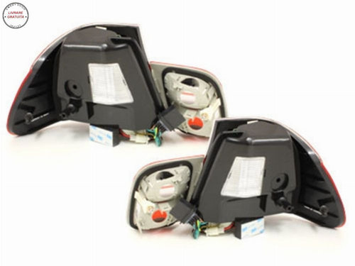 Stopuri LED BMW Seria 3 E46 Sedan 4D (1998-2001) Rosu Cristal- livrare gratuita