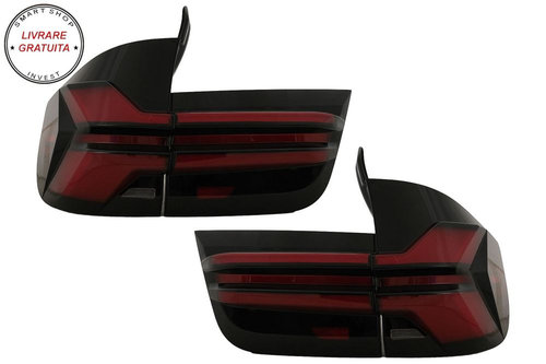 Stopuri LED BMW X5 E70 (2007-2013) Light Bar Upgrade la G05 LCI Design- livrare gratuita